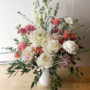 Arrangement floral - Mémoire pastel - Fetes Grenadine