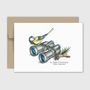 Carte de souhait pour papa - Papa d'Amérique - Fetes Grenadine