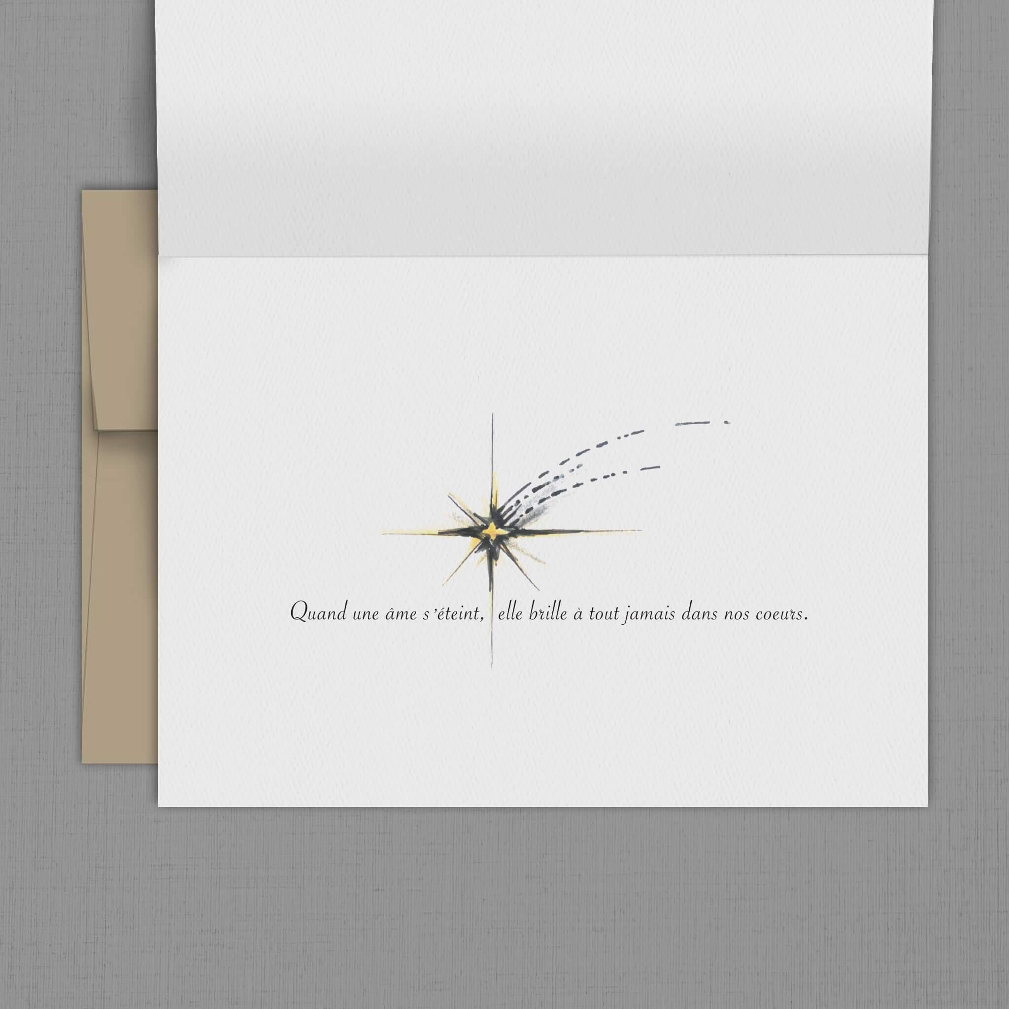 Condoléances - ciel étoilé - Fetes Grenadine