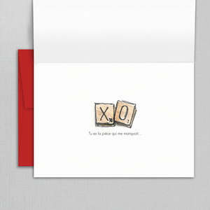 St-Valentin - Scrabble - Fetes Grenadine