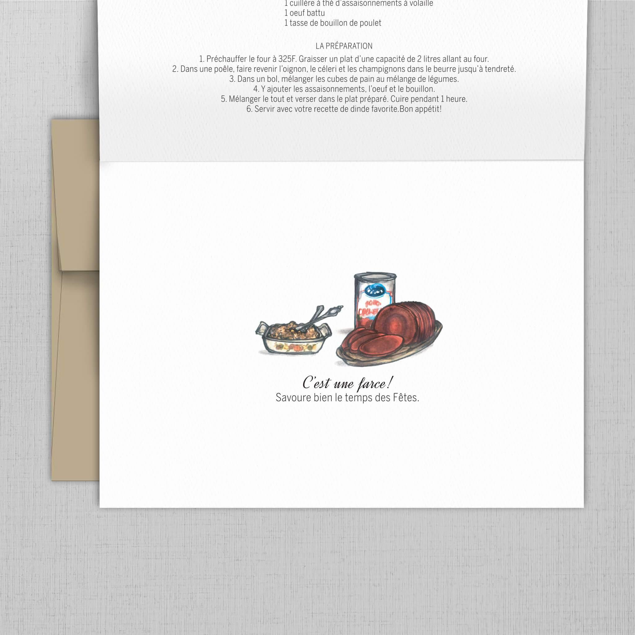 Farce de dinde - Humoristique - Fetes Grenadine