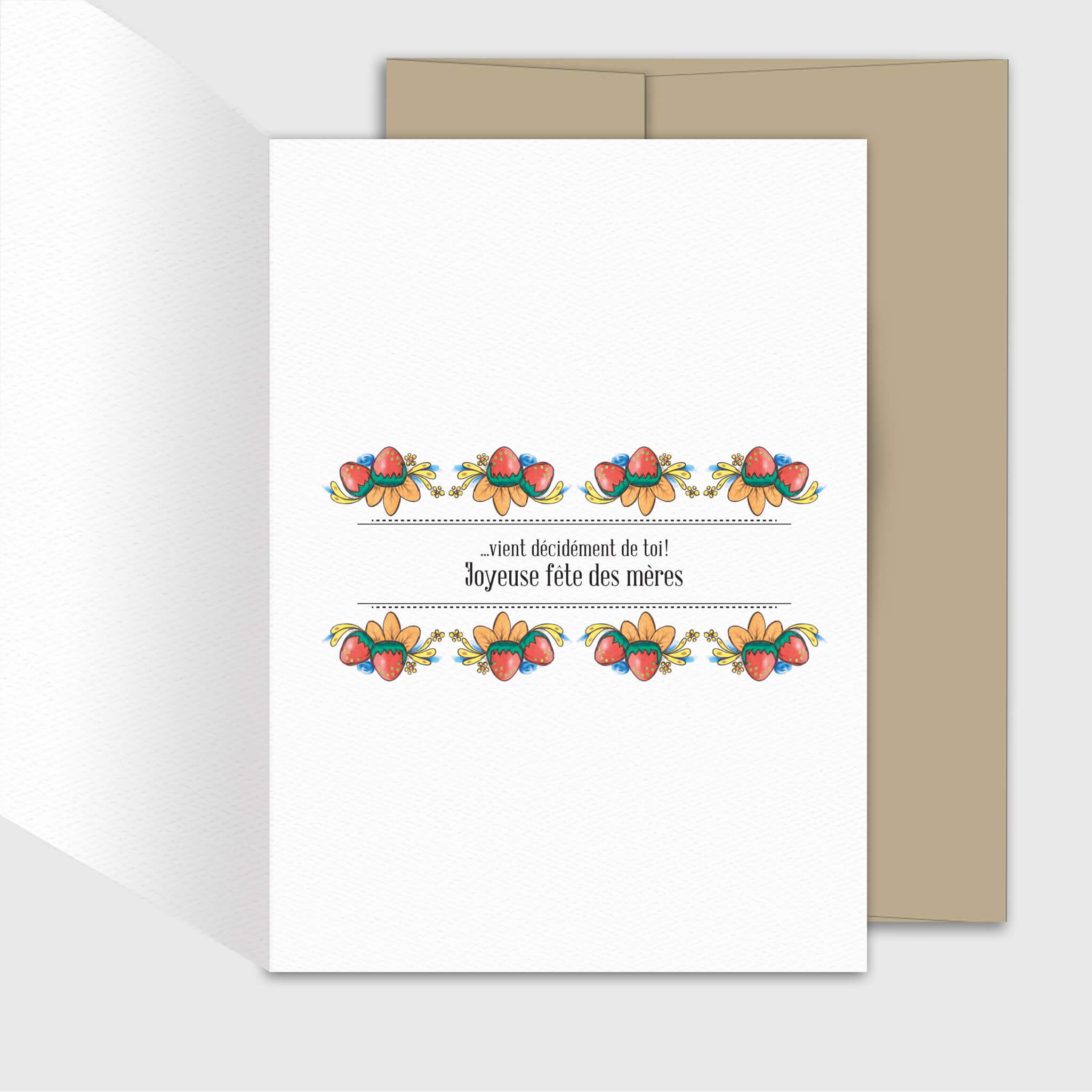 Carte de souhait Fête des mères - Matrioshkas - Fetes Grenadine