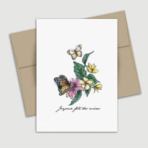 Carte de souhait Fête des mères - Papillons - Fetes Grenadine