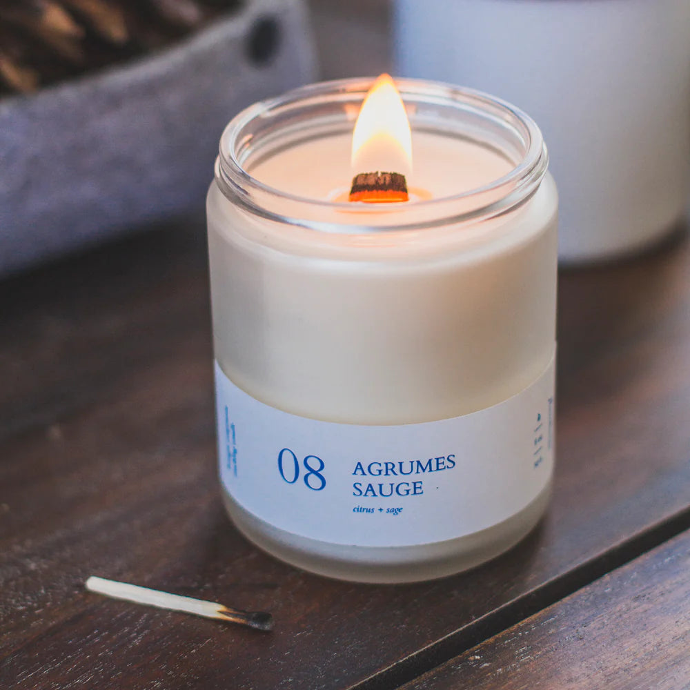 Bougies mèche en bois - Flambette