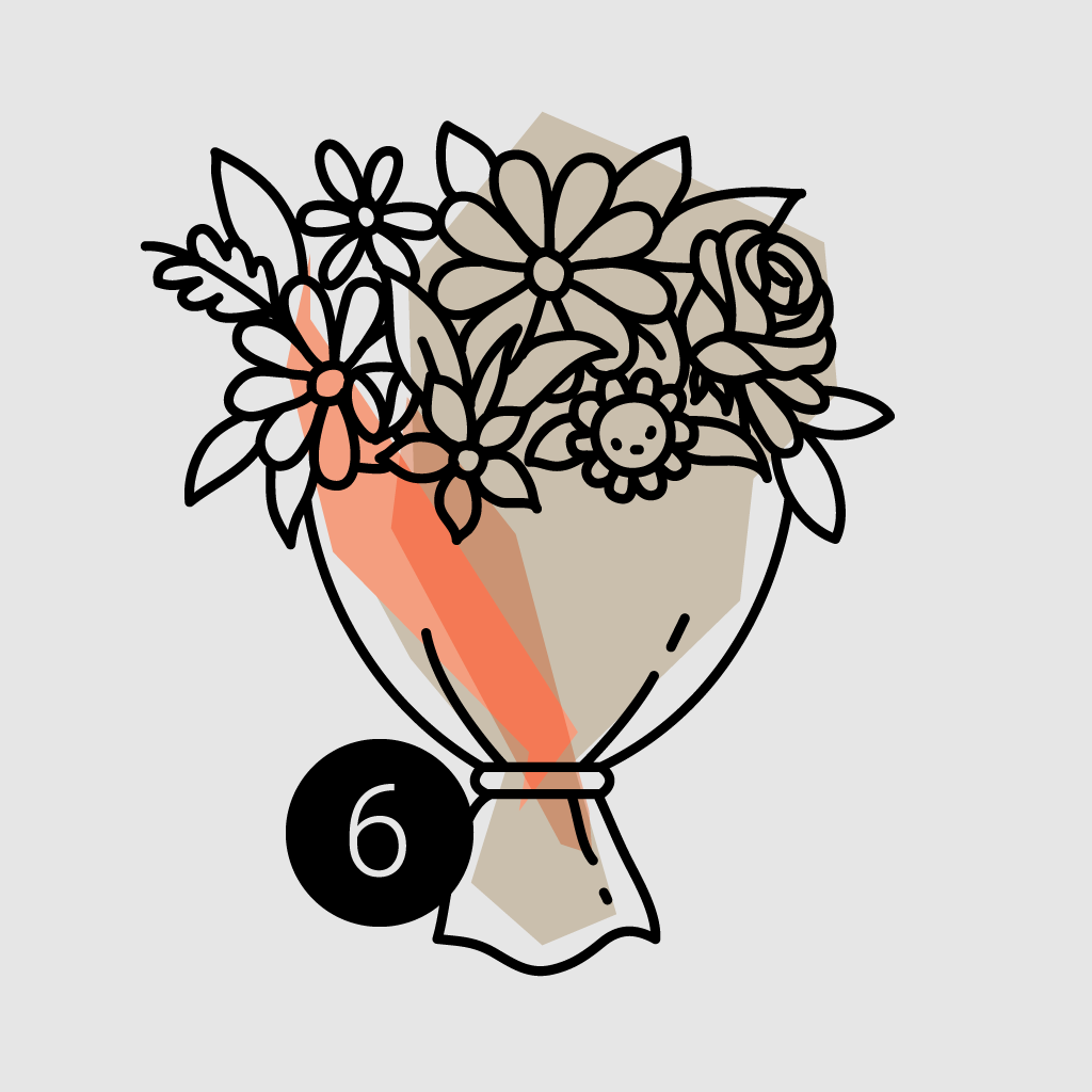 Abonnement mensuel 6 mois (6 bouquets)