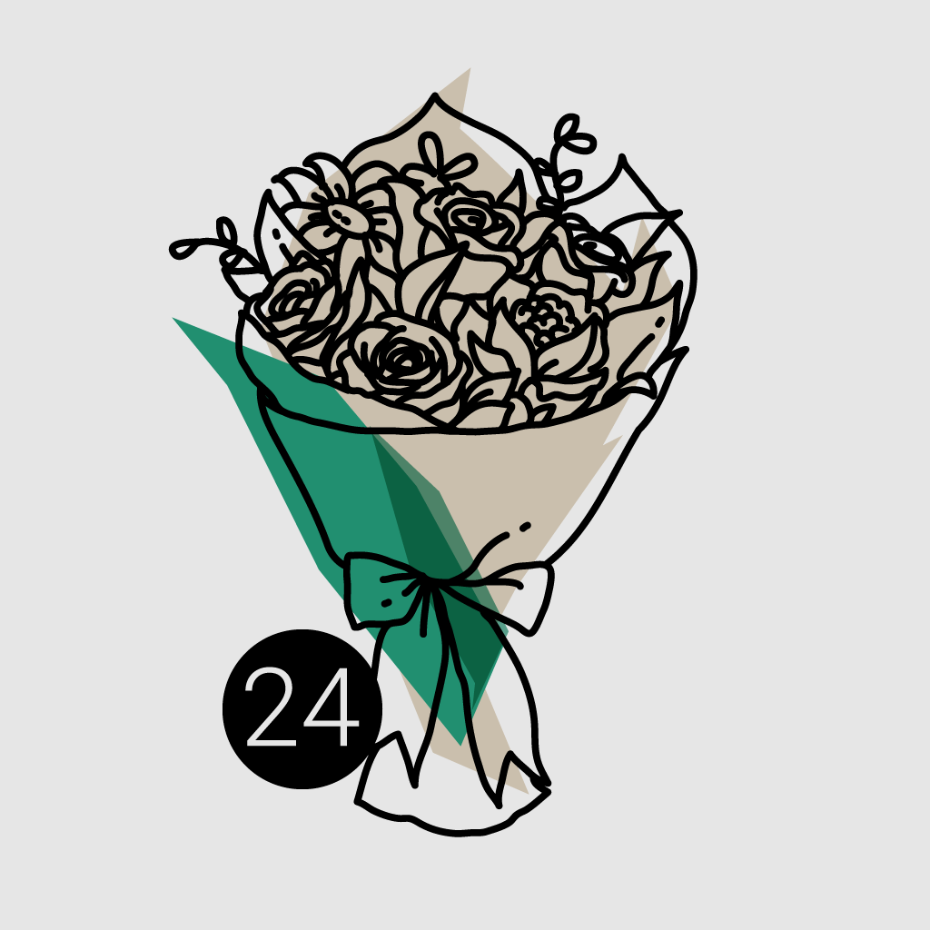 Abonnement bi-mensuel 12 mois (24 bouquets par année)