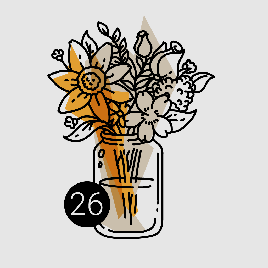 Abonnement hebdomadaire 6 mois (26 bouquets)