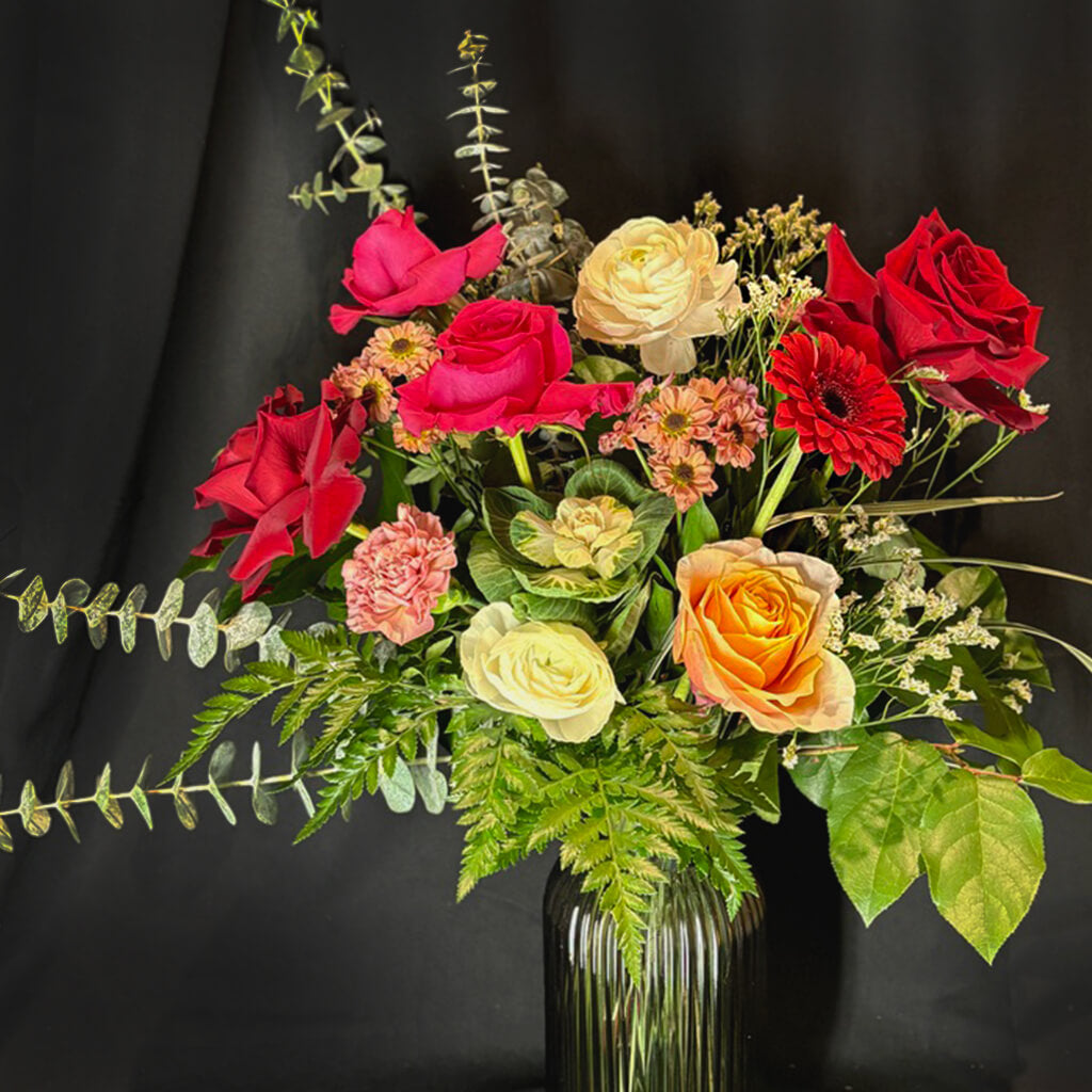 Bouquet de fleurs - Mélange romance - Fetes Grenadine