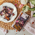 Tablette chocolat noir et fleurs du Québec - Fetes Grenadine