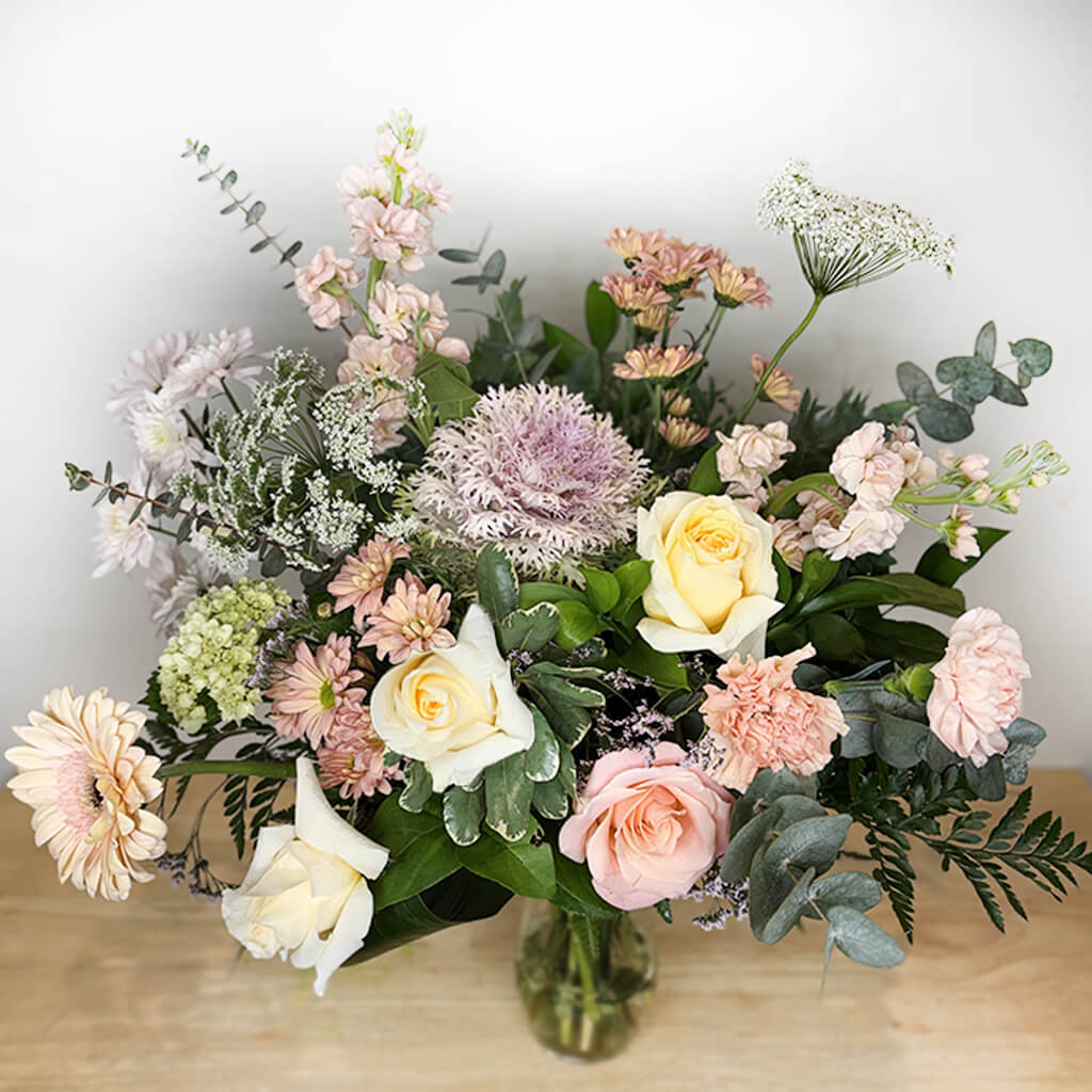 Bouquet de fleurs - Mélange pastel - Fetes Grenadine