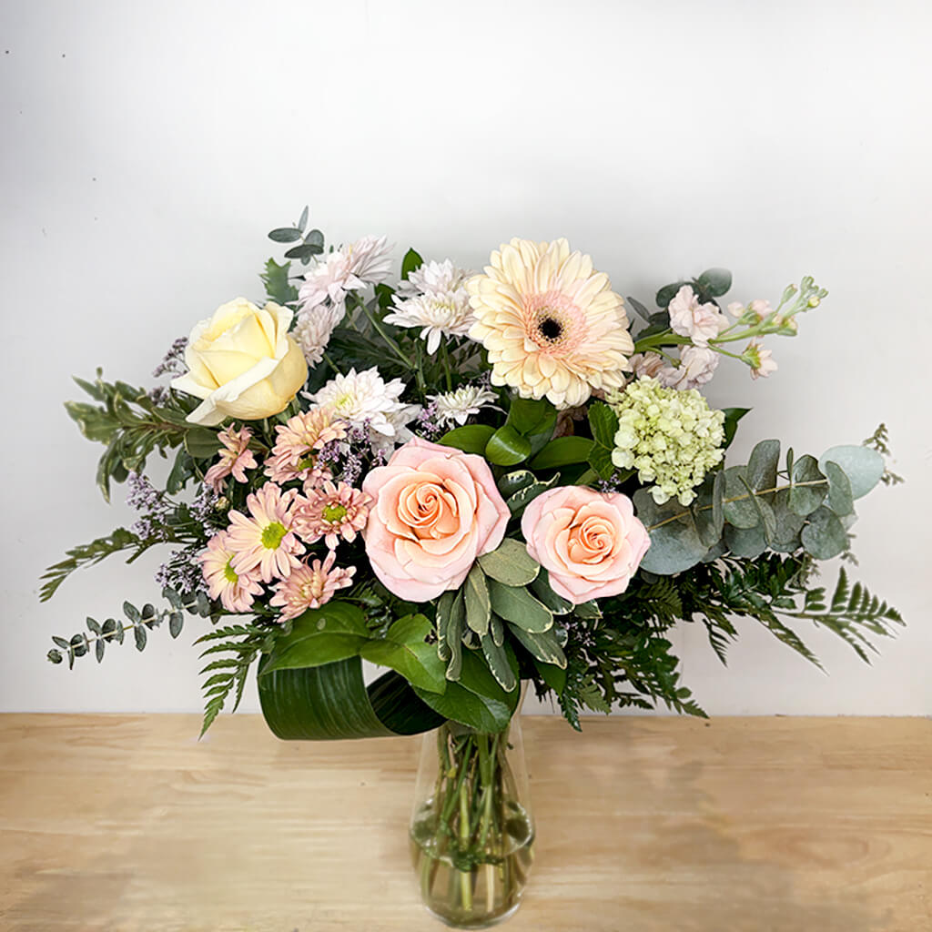 Bouquet de fleurs - Mélange pastel - Fetes Grenadine