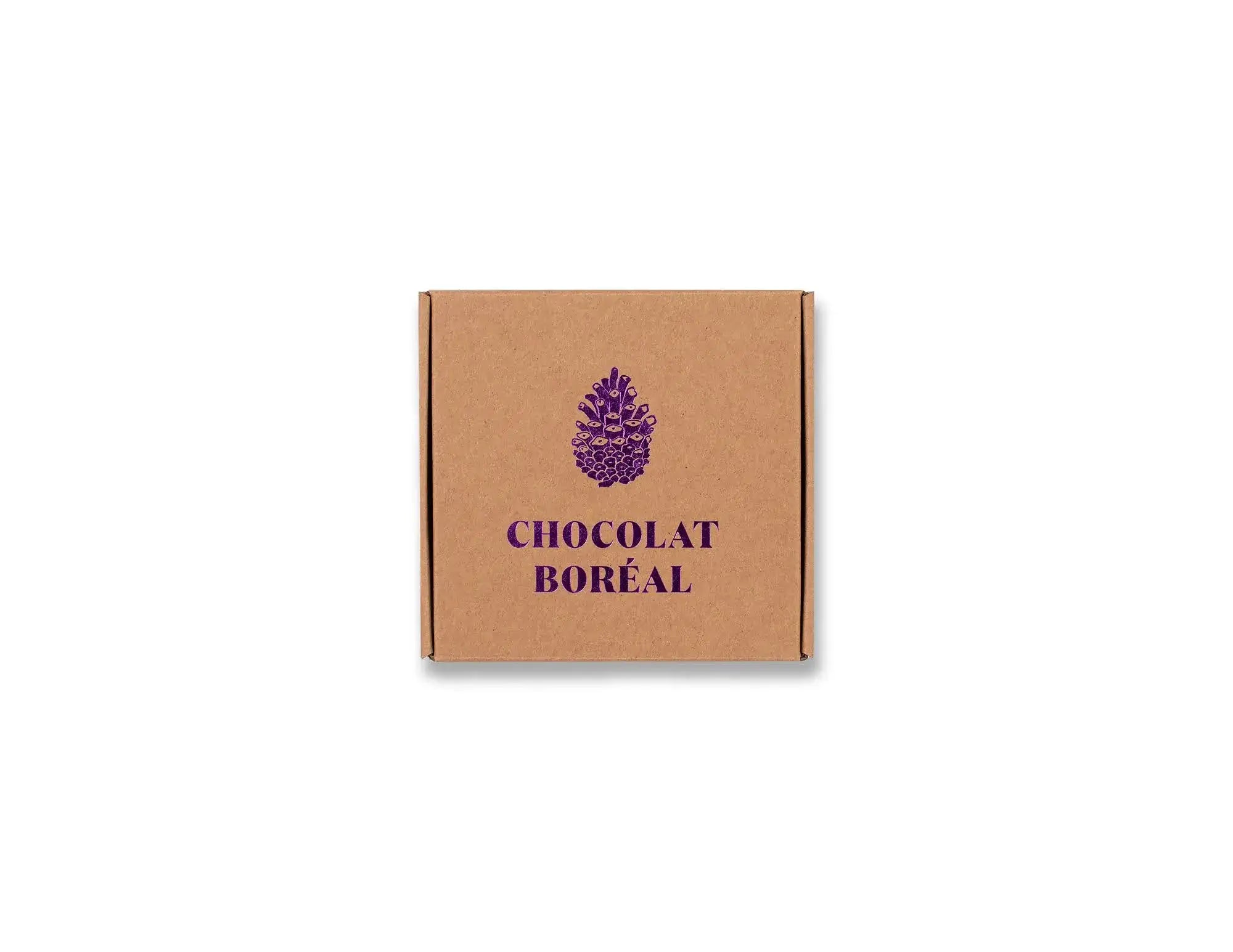 Boîte neuf chocolats fins - Chocolat Boréal - Fetes Grenadine