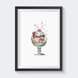 Affiche Sundae - Fetes Grenadine