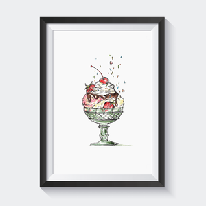 Affiche Sundae - Fetes Grenadine