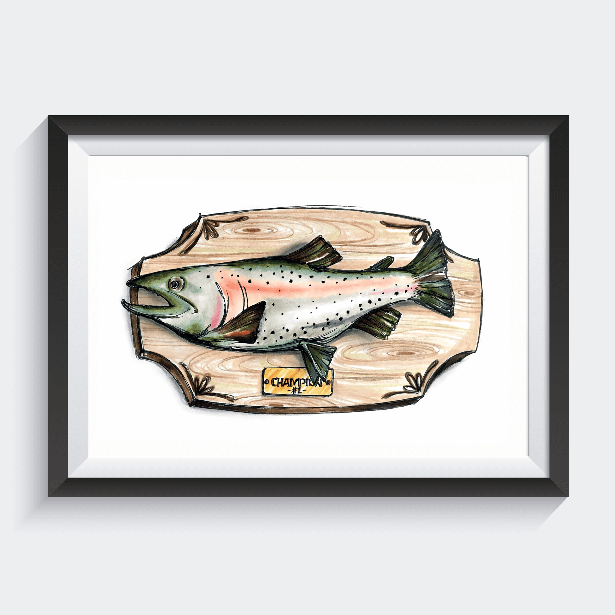 Affiche poisson - Fetes Grenadine