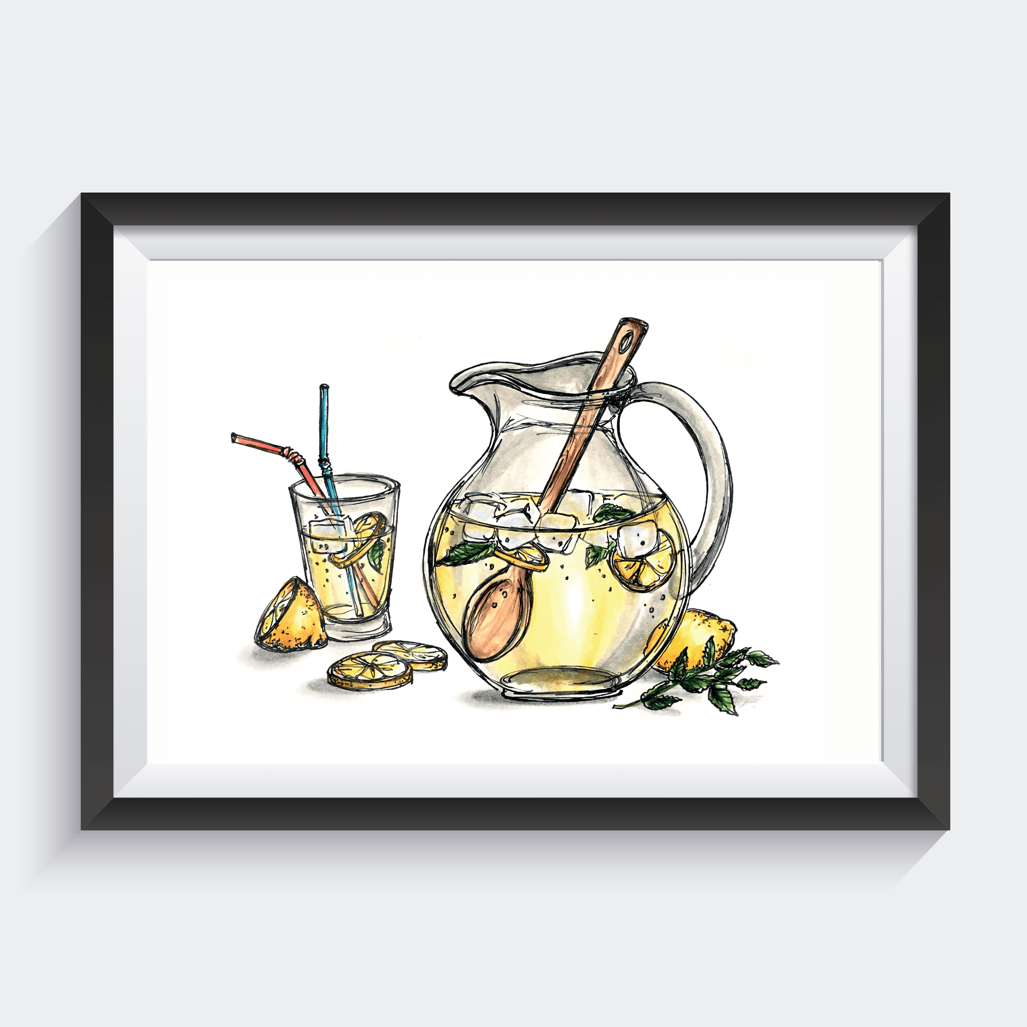 Affiche limonade - Fetes Grenadine