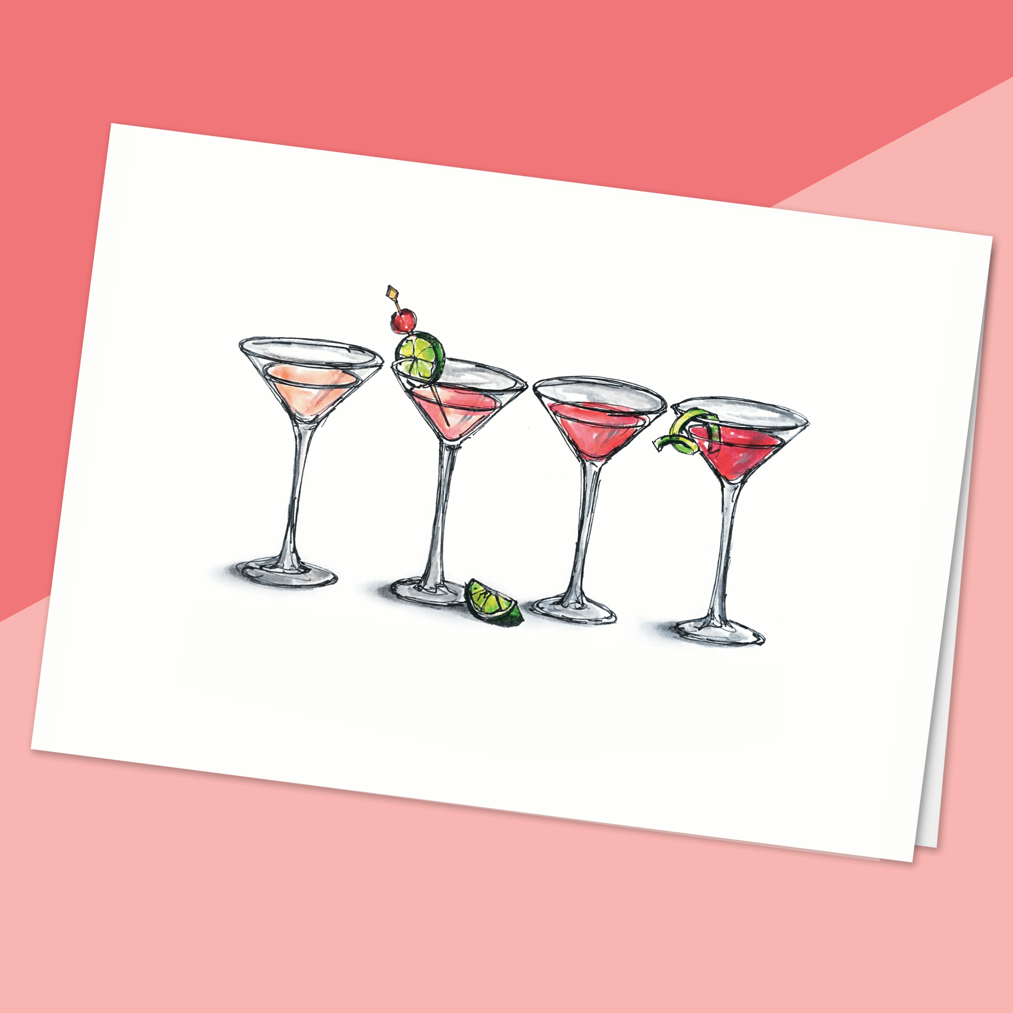 Martini rose - Fetes Grenadine
