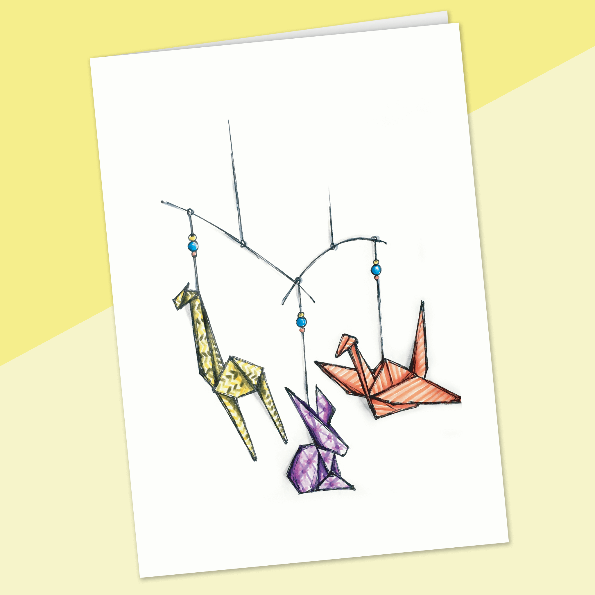 Origami - sans texte - Fetes Grenadine