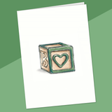 Cube de bois - sans texte - Fetes Grenadine