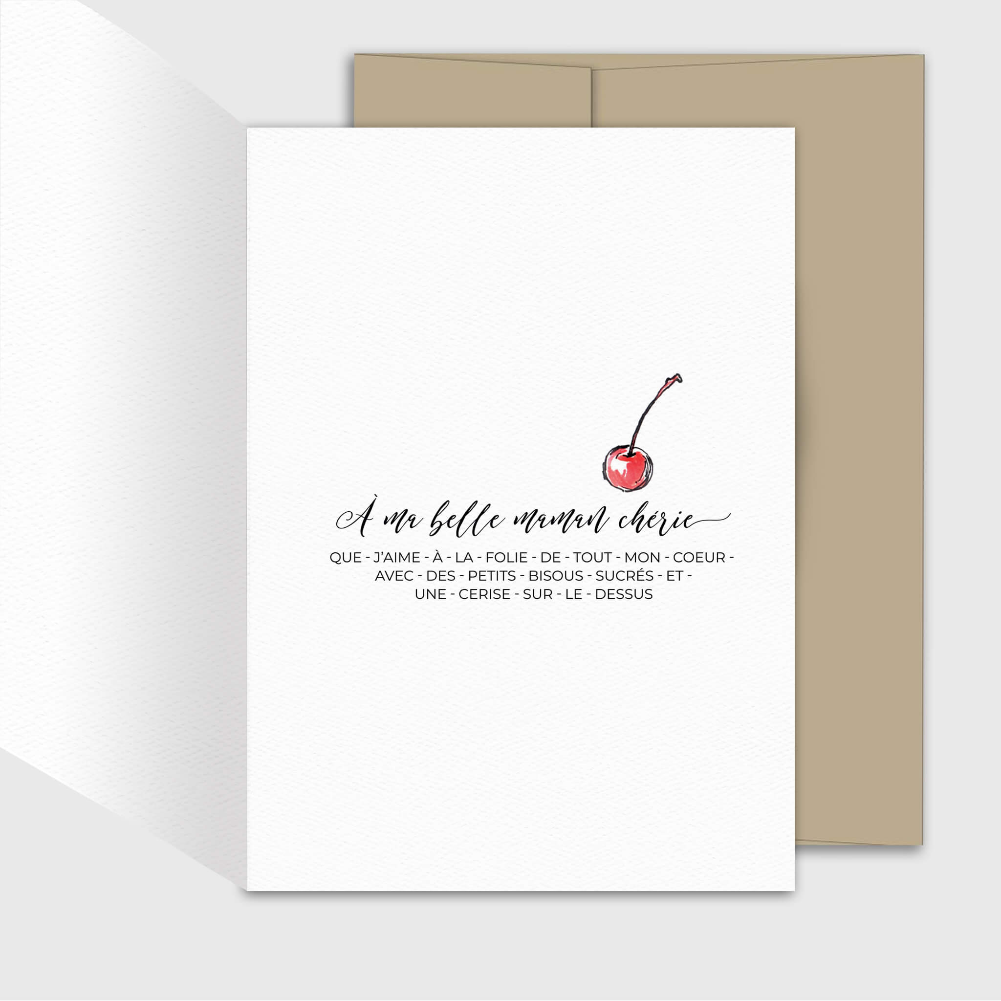 Carte de souhait Fête des mères - Sundae - Fetes Grenadine