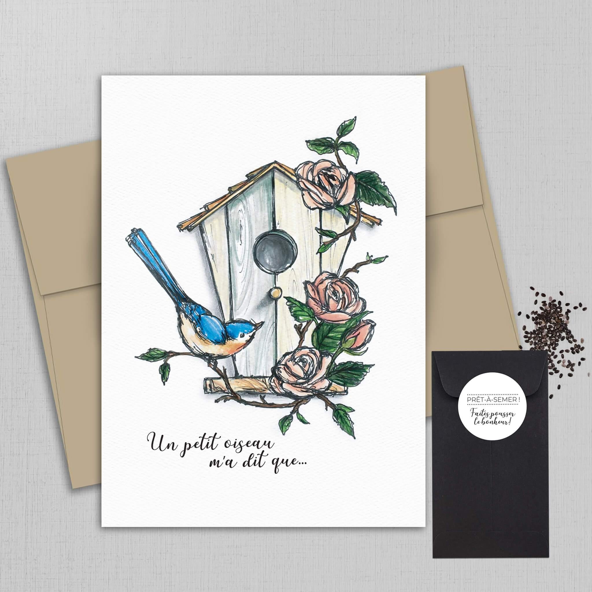 Anniversaire - Petit oiseau - Fetes Grenadine