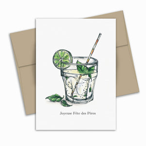 Carte de souhait Fête des pères - Basilic Smash - Fetes Grenadine