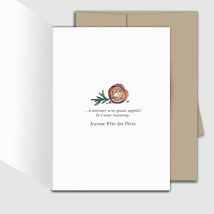 Carte de souhait Fête des pères - BBQ - Fetes Grenadine