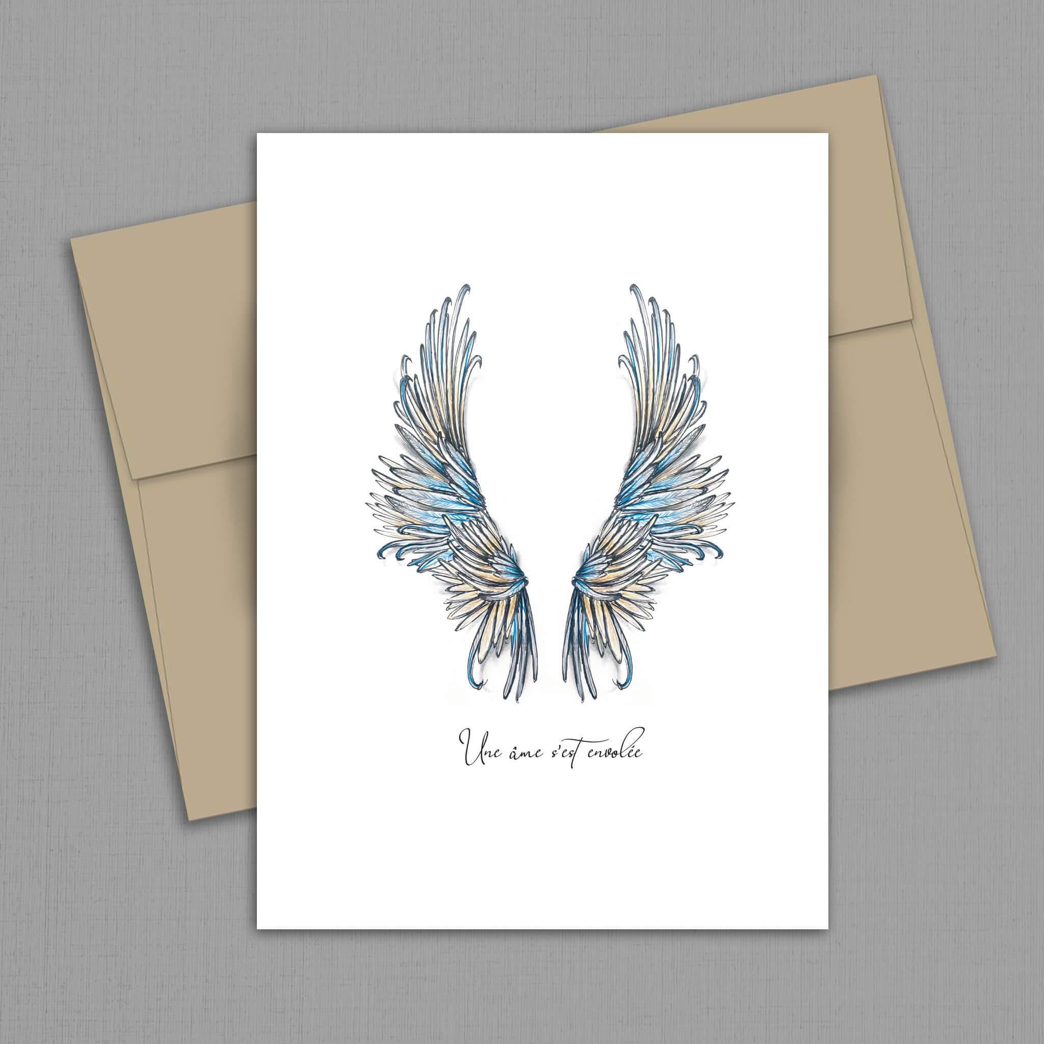 Condoléances - Ailes d'ange - Fetes Grenadine