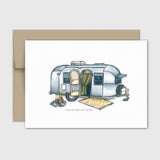 Carte de souhait fête des pères - Camping - Fetes Grenadine