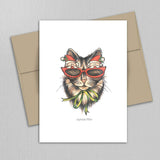 Chat à lunettes - Fetes Grenadine