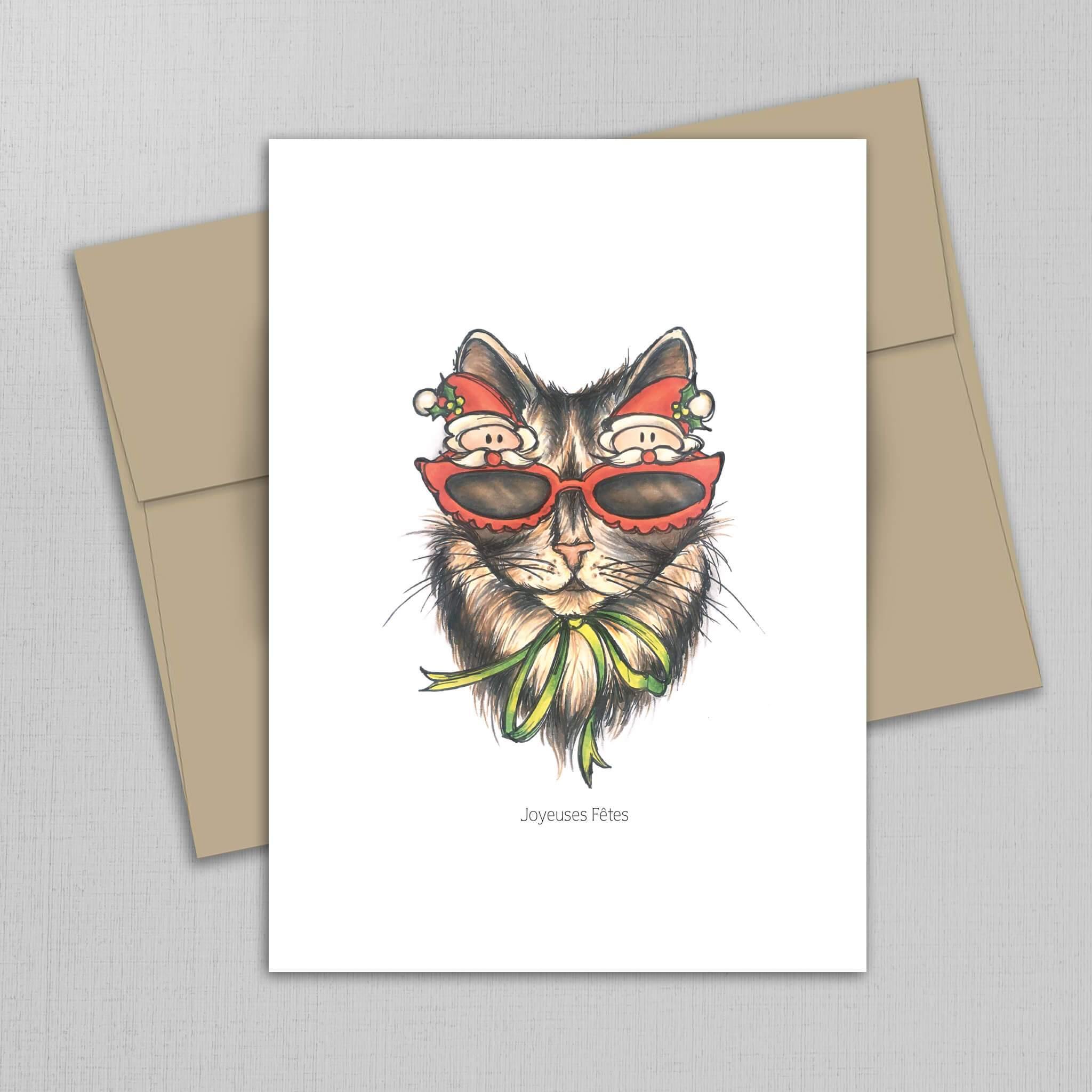 Chat à lunettes - Fetes Grenadine