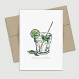 Carte de souhait première Fête des mères - cocktail - Fetes Grenadine