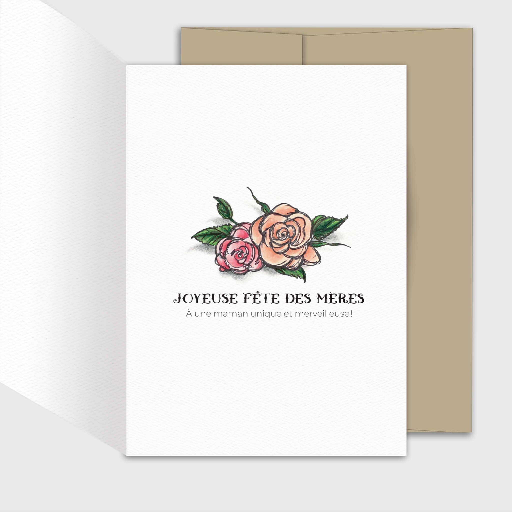 Carte de souhait Fête des mères - Tatoo - Fetes Grenadine